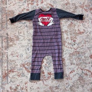 Rags to Raches romper size 3/4 T